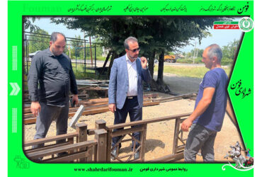 بازدید مهندس قربانی از روند تولید تجهیزات خدمات شهری